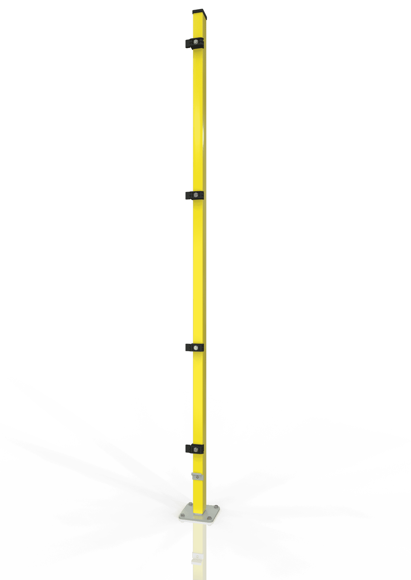 REIHENPFOSTEN ECONFENCE® MEDIUM LINE 2000MM - RAL 1021