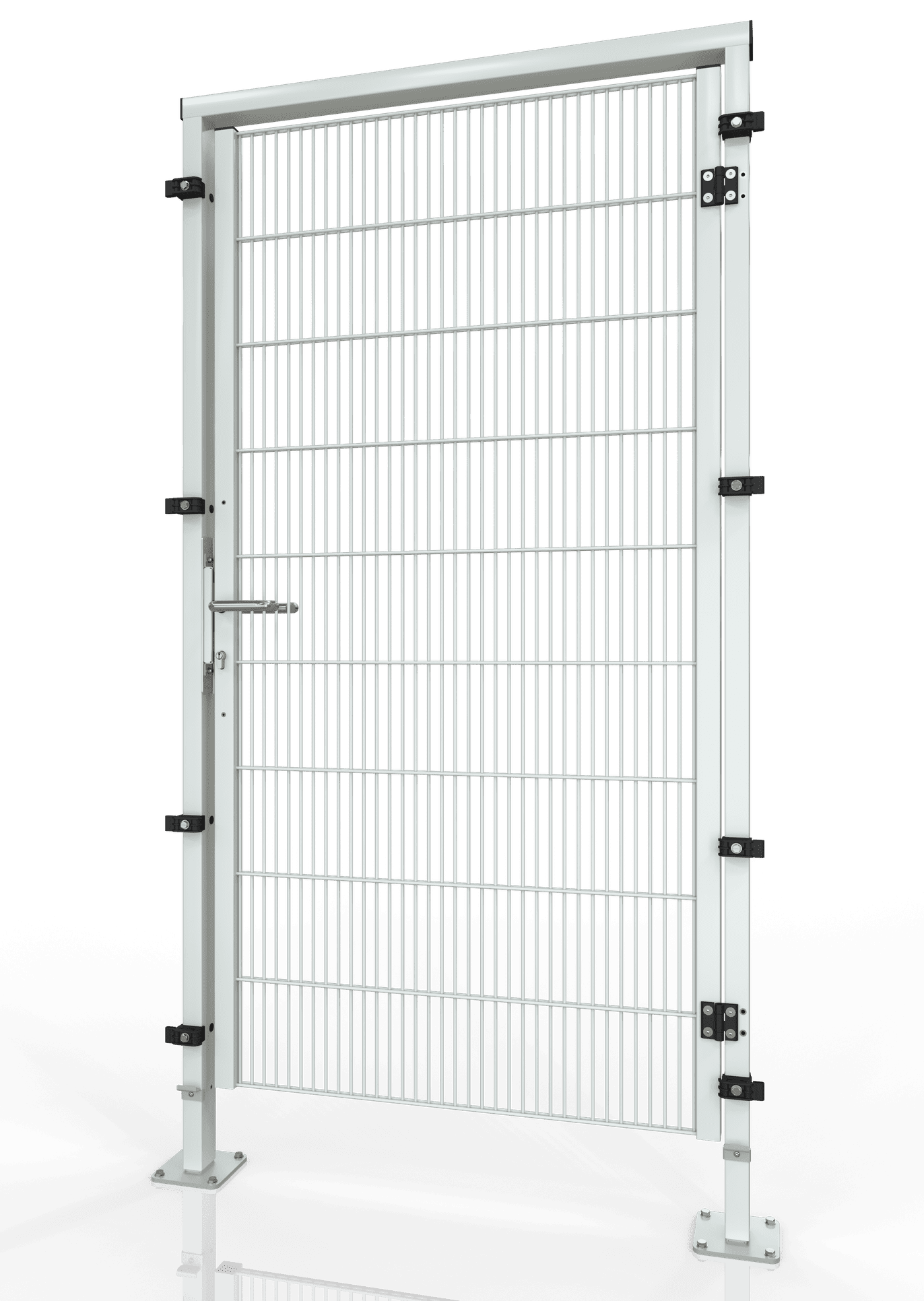 Drehtür für Gittertrennwand ECONFENCE® BASIC LINE BT01 1000x2000 RAL-7035