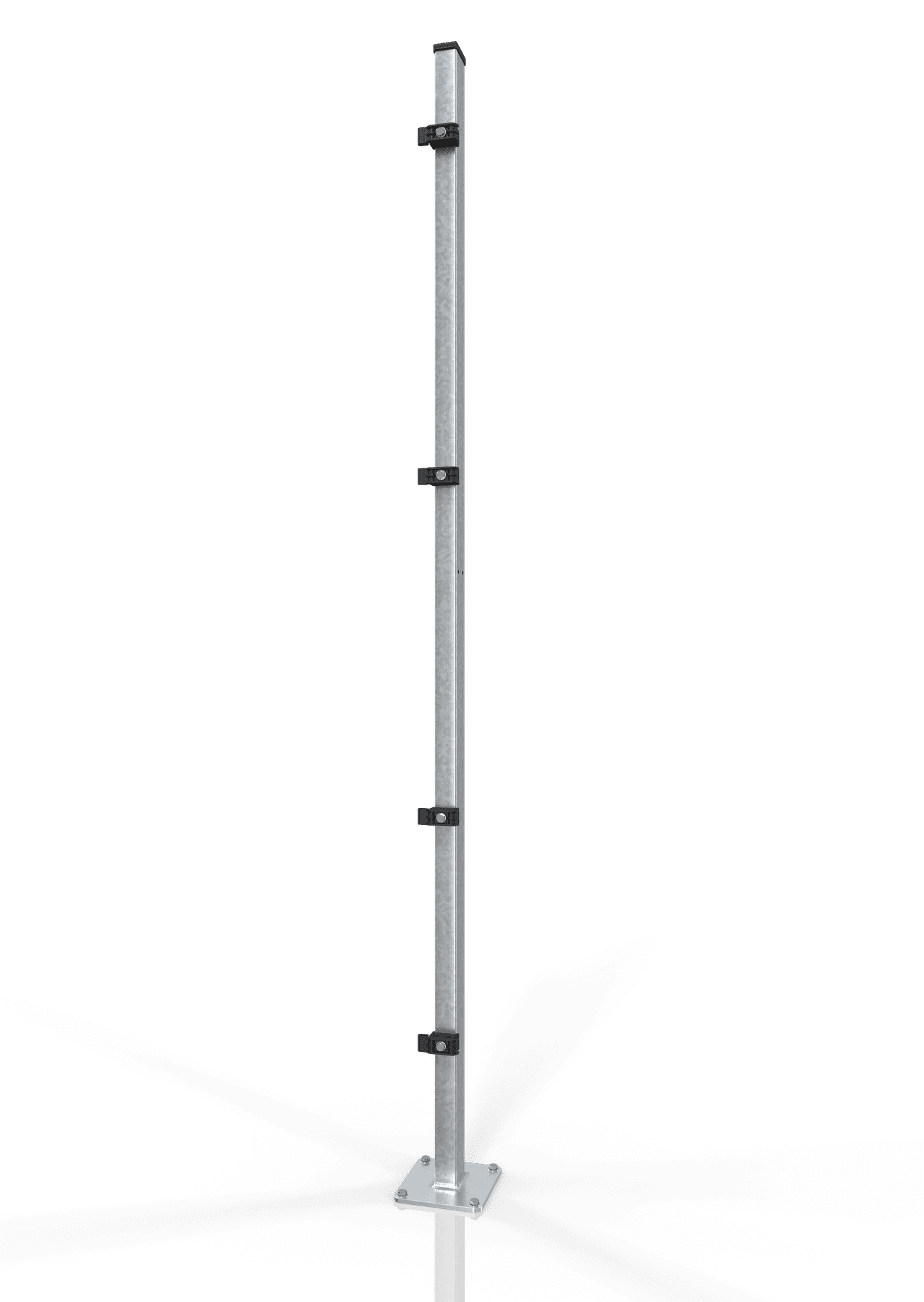 Reihenpfosten ECONFENCE® BASIC LINE ABSTURZSICHERUNG 60x40x2000MM