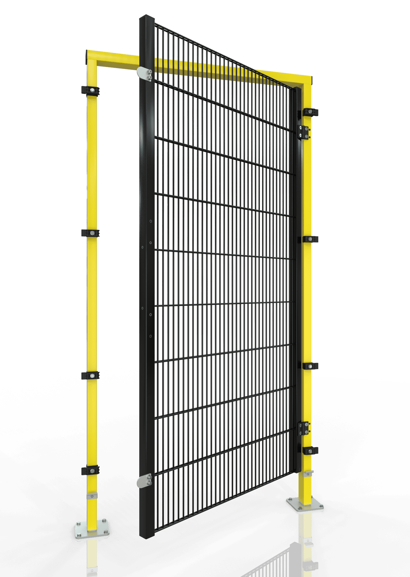 1 FLG. DREHTÜR DIN LINKS ECONFENCE® MEDIUM LINE GH01 1400x2400 RAL1021-9005