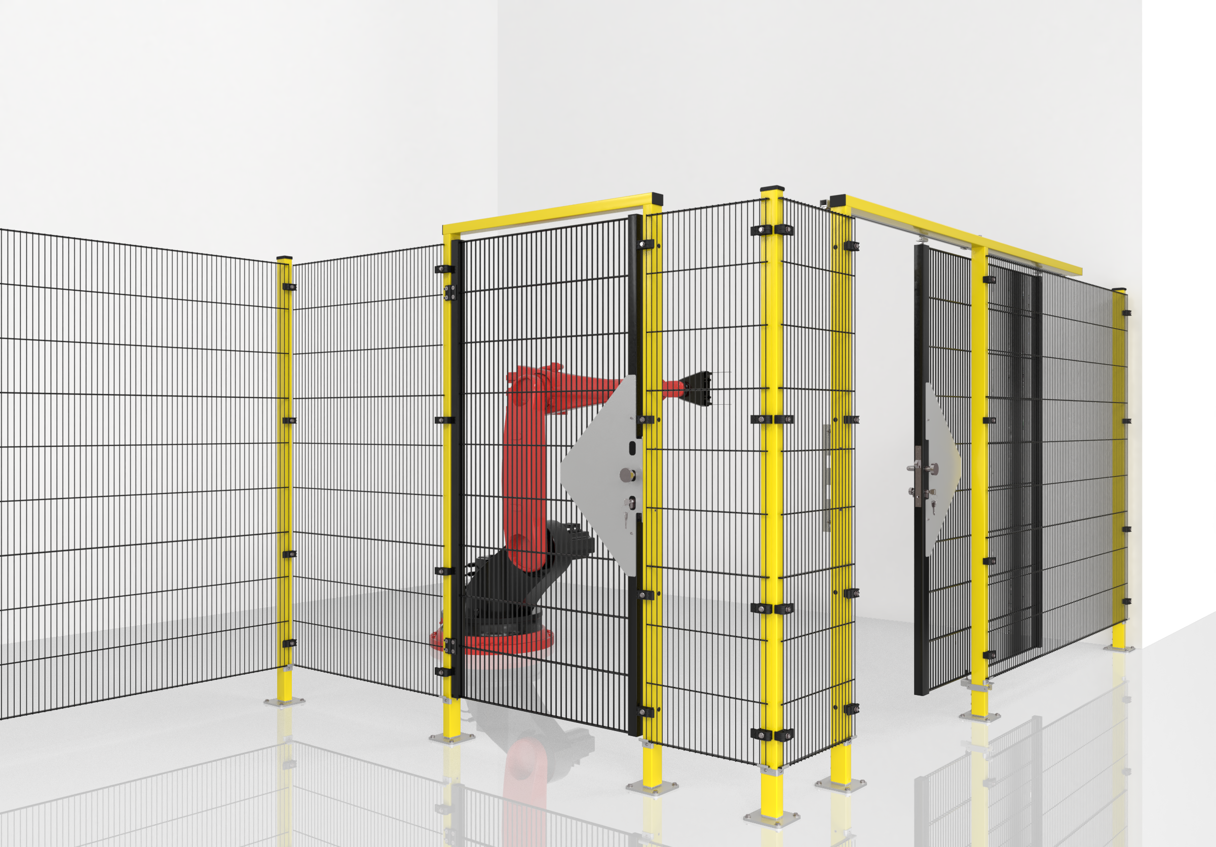 Maschinenschutzgitter Anlage