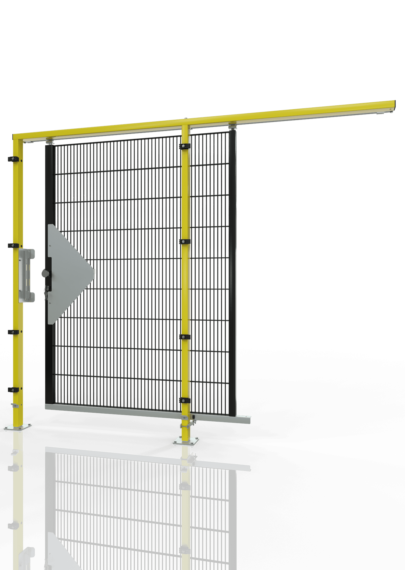 1 FLG. SCHIEBETÜR DIN RECHTS ECONFENCE® MEDIUM LINE TS01 1000x2000 RAL 1021-9005