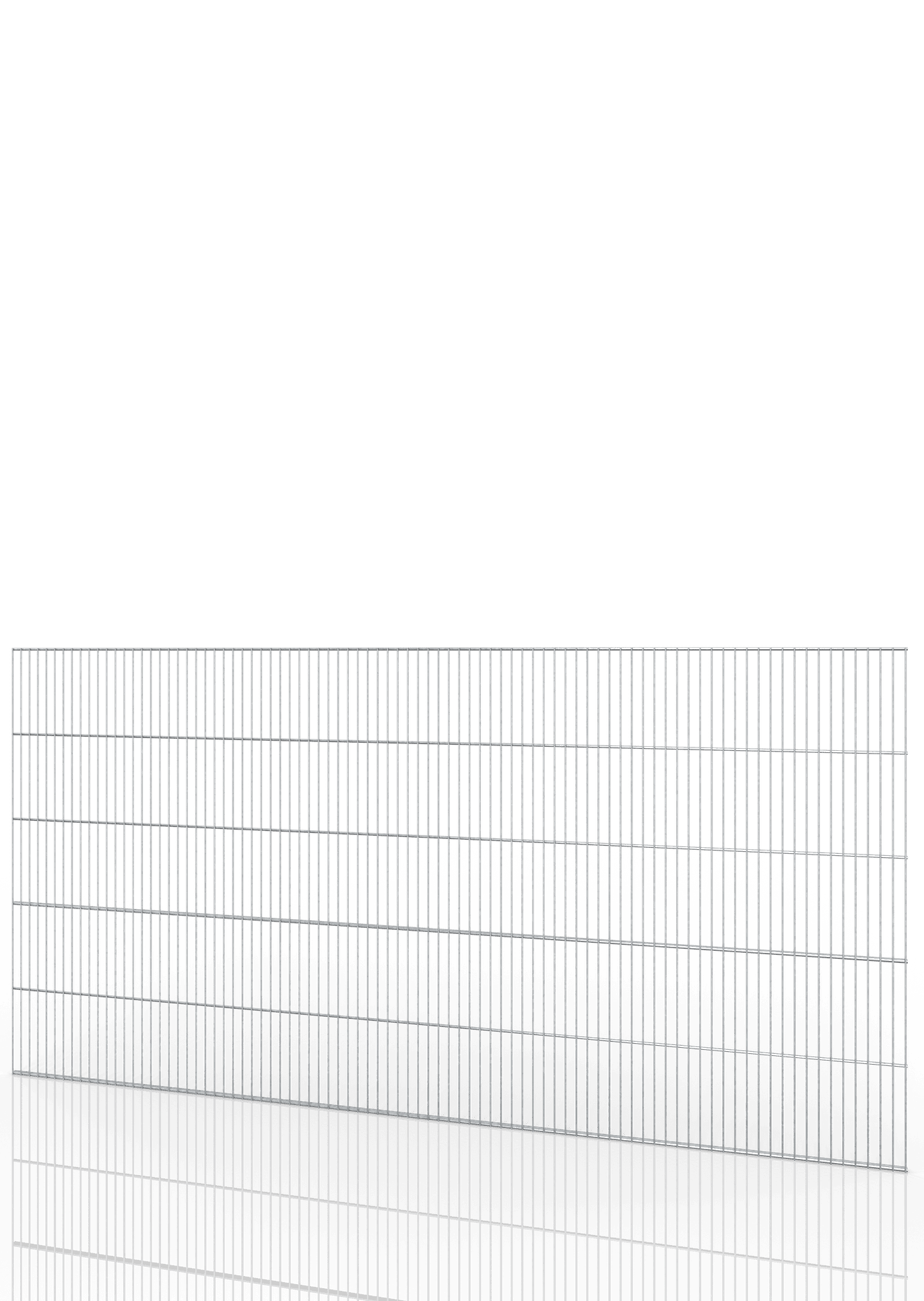 Wandelement für Gittertrennwand ECONFENCE® BASIC LINE ZINK 2000x1000mm
