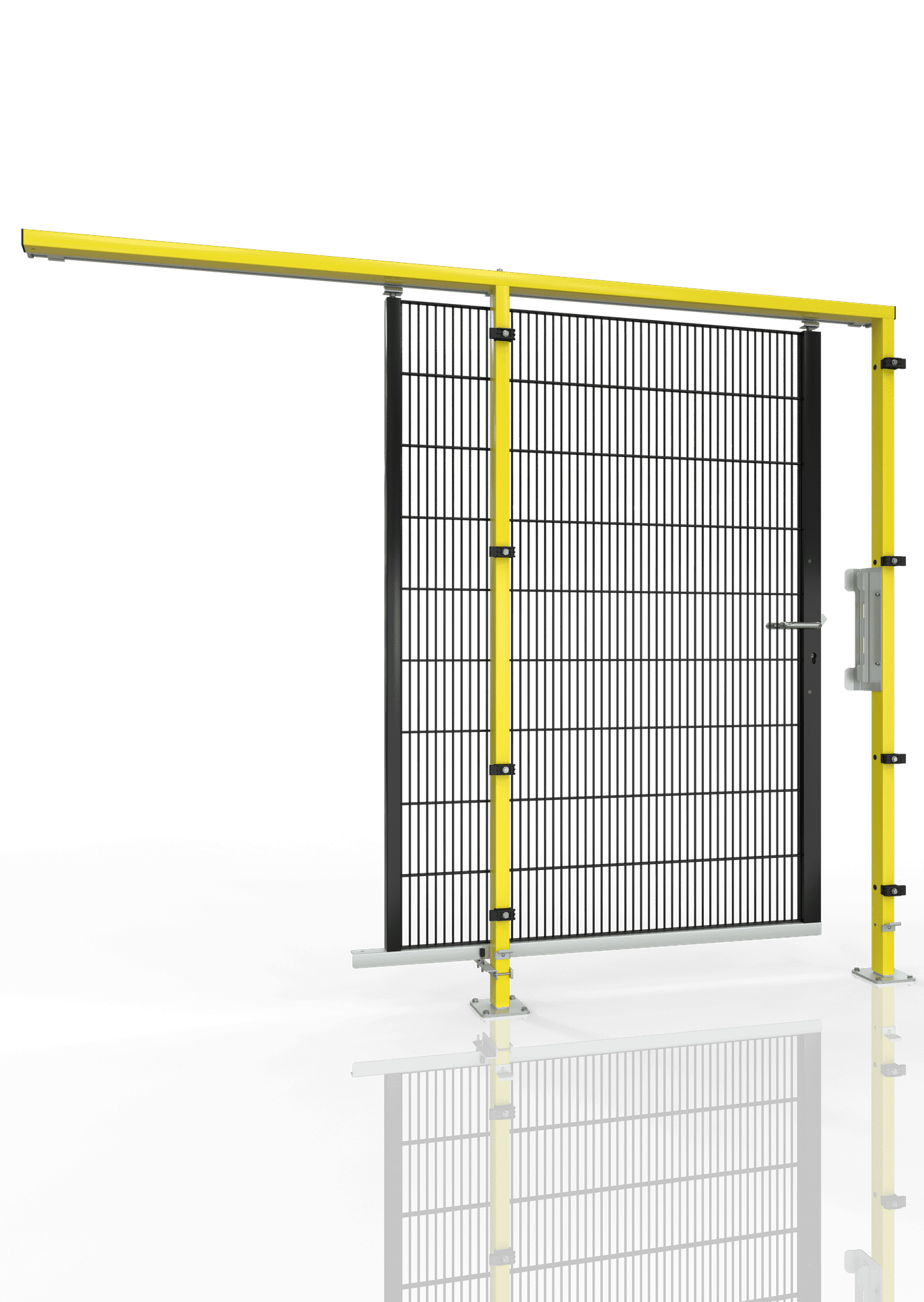 1 FLG. SCHIEBETÜR DIN LINKS ECONFENCE® MEDIUM LINE BT01 1000x2000 RAL 1021-9005